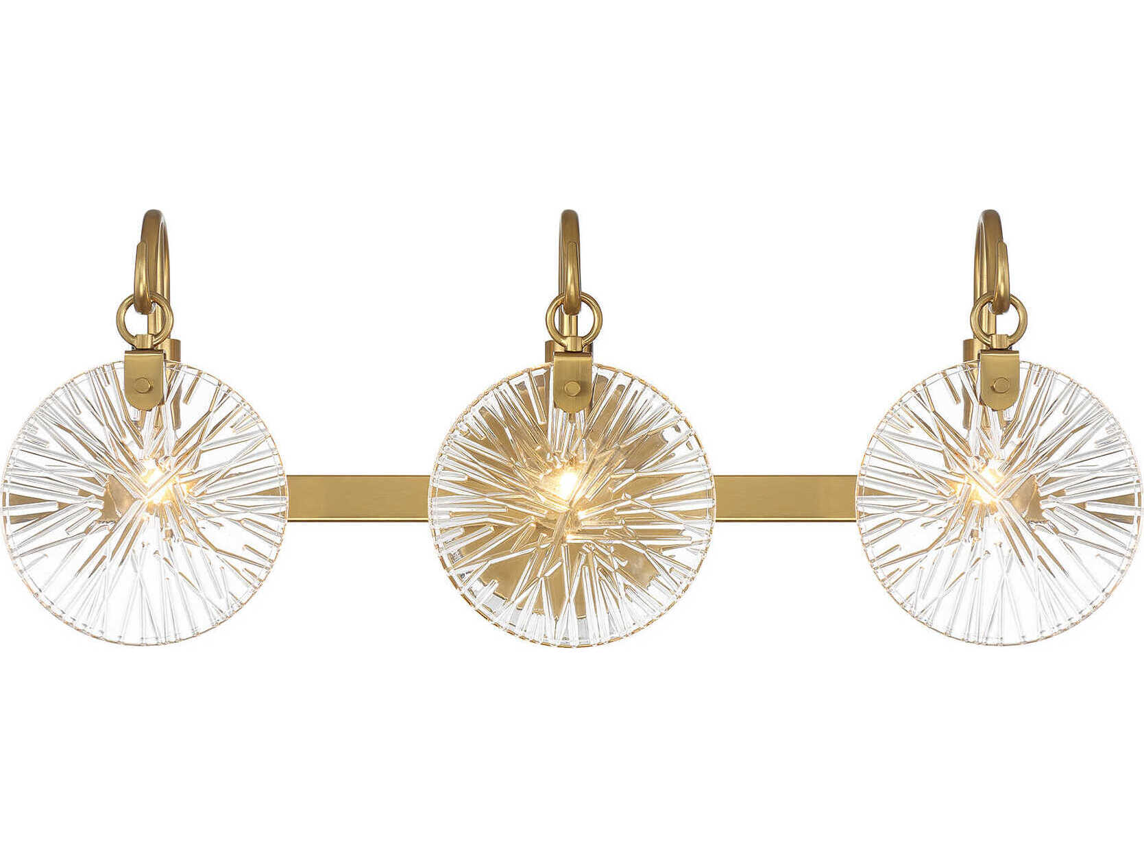 Savoy House Addison 3-Light Warm Brass Vanity Light