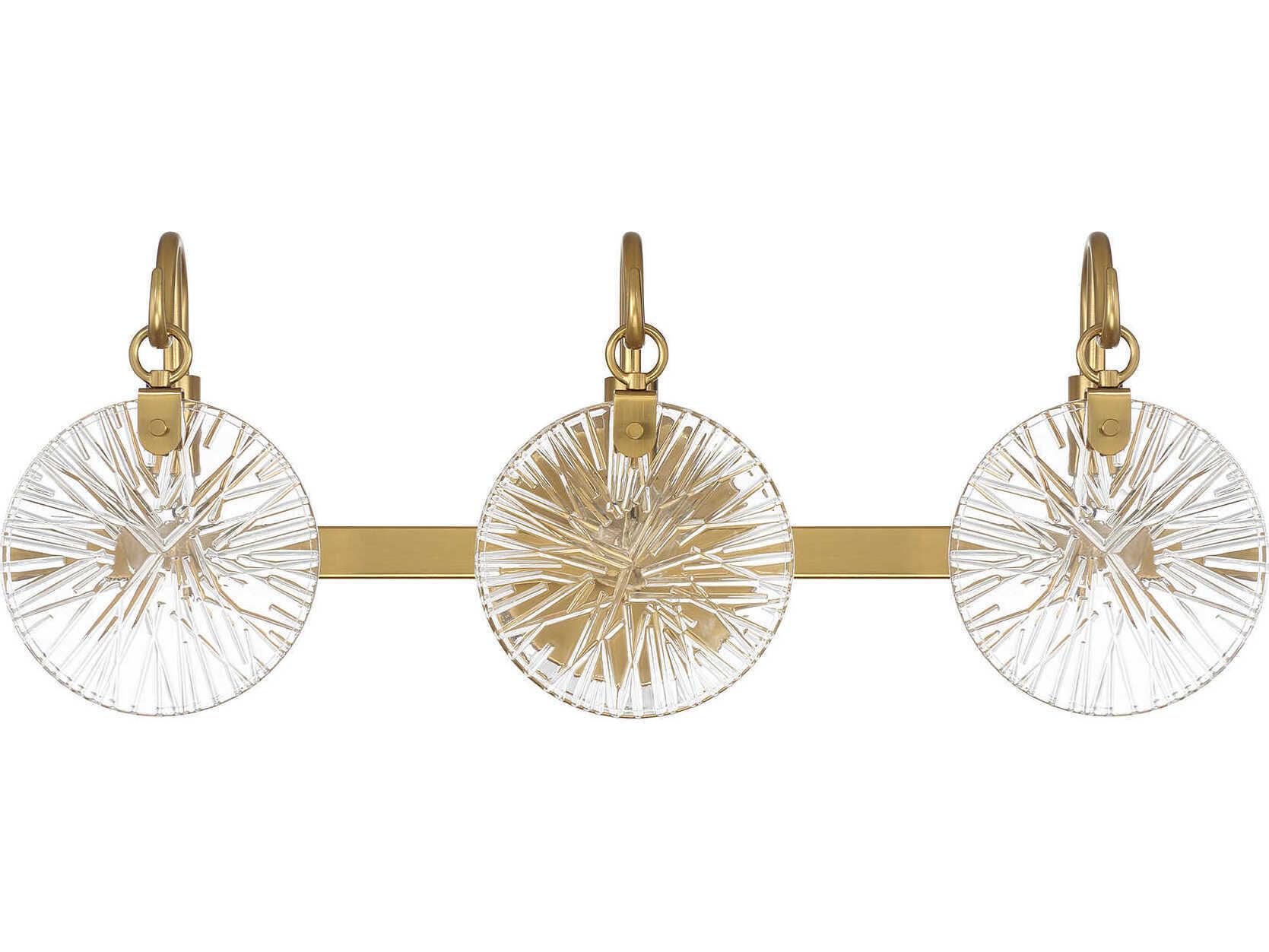 Savoy House Addison 3-Light Warm Brass Vanity Light