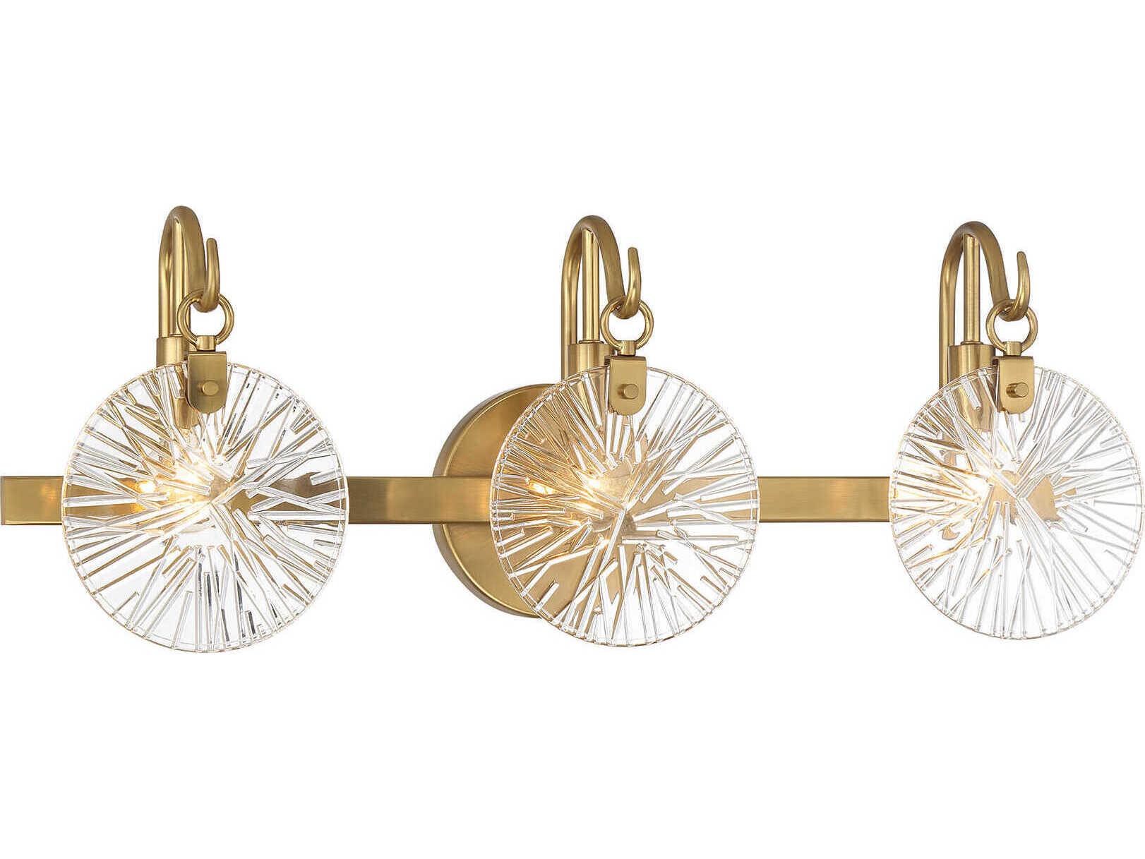 Savoy House Addison 3-Light Warm Brass Vanity Light