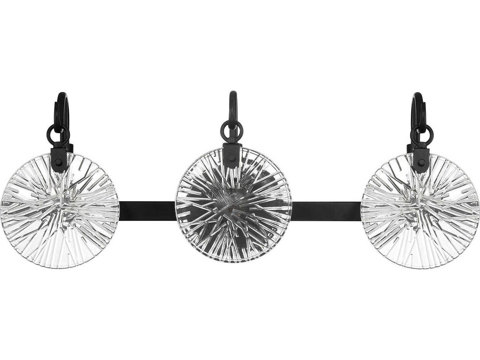 Savoy House Addison 3-Light Matte Black Vanity Light