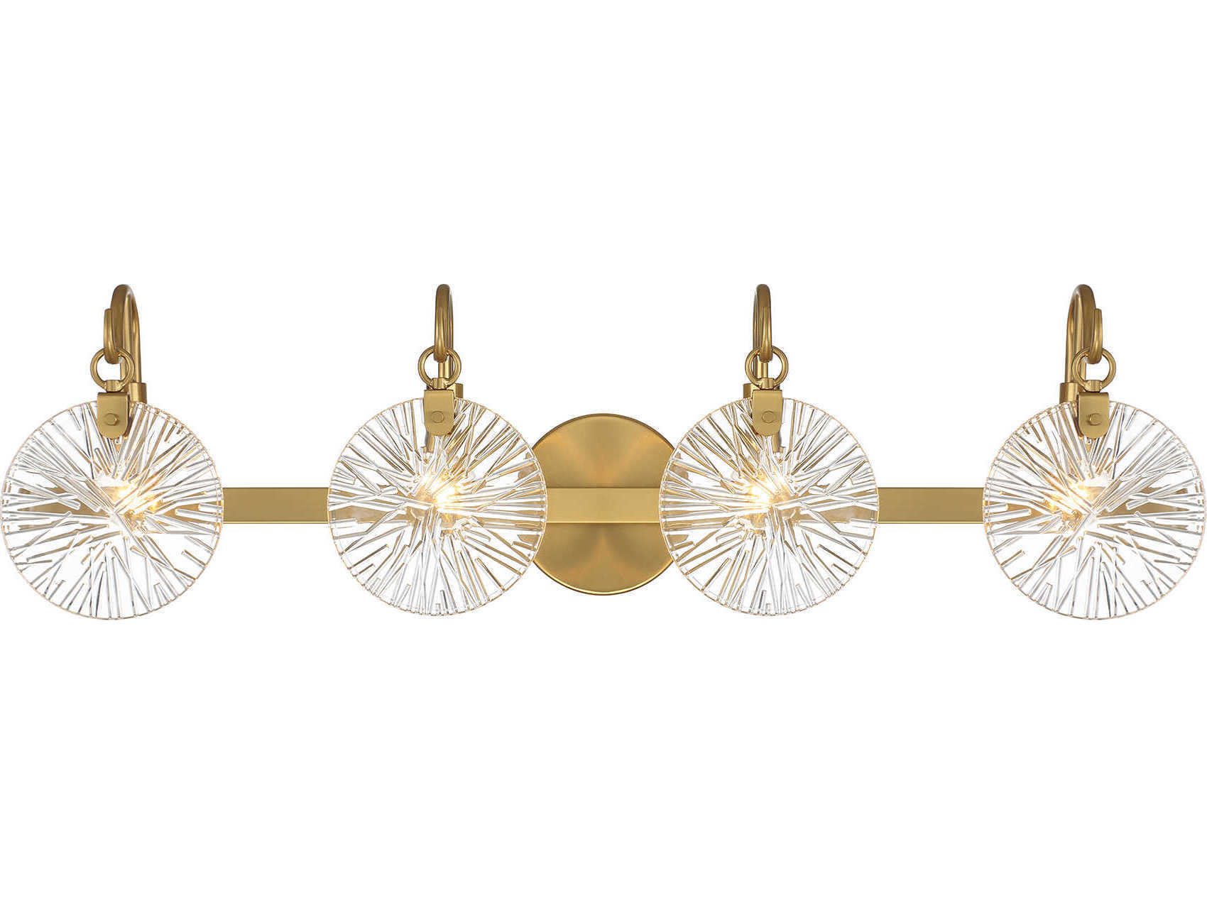 Savoy House Addison 4-Light Warm Brass Vanity Light