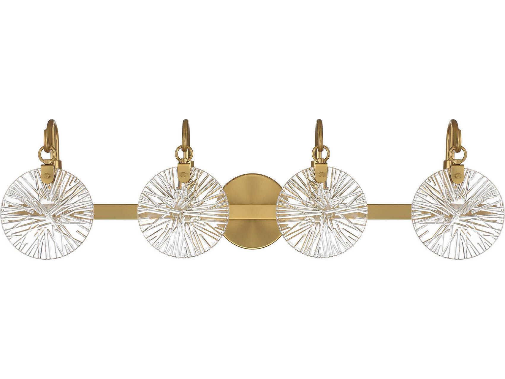 Savoy House Addison 4-Light Warm Brass Vanity Light