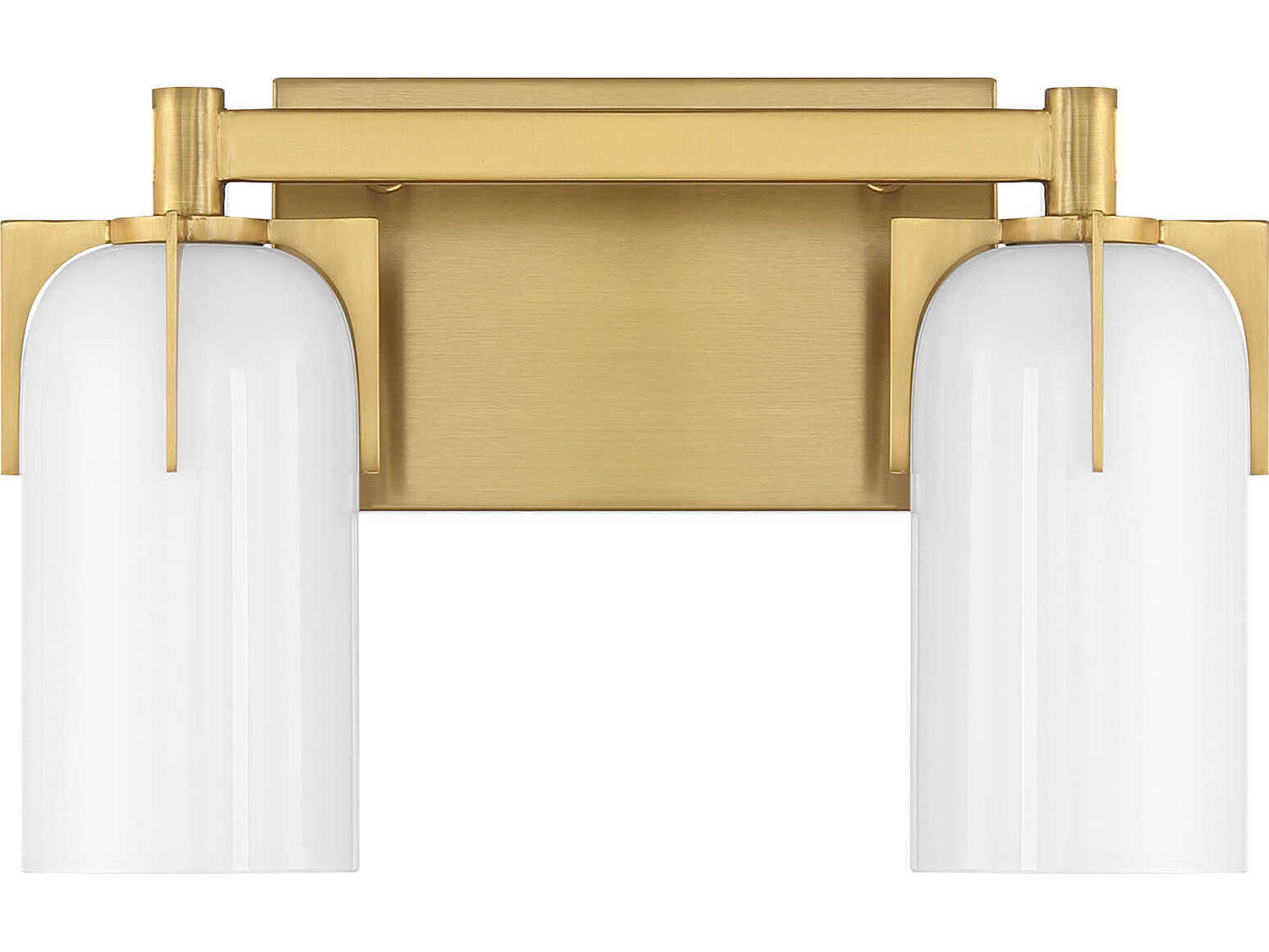 Savoy House Caldwell 2-Light Warm Brass Vanity Light