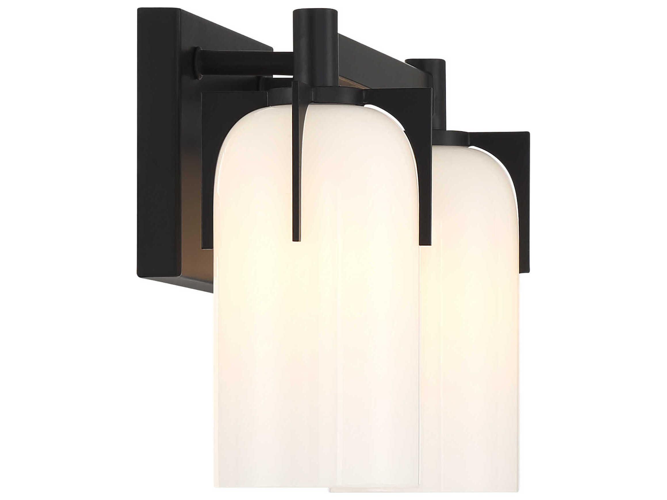 Savoy House Caldwell 2-Light Matte Black Vanity Light