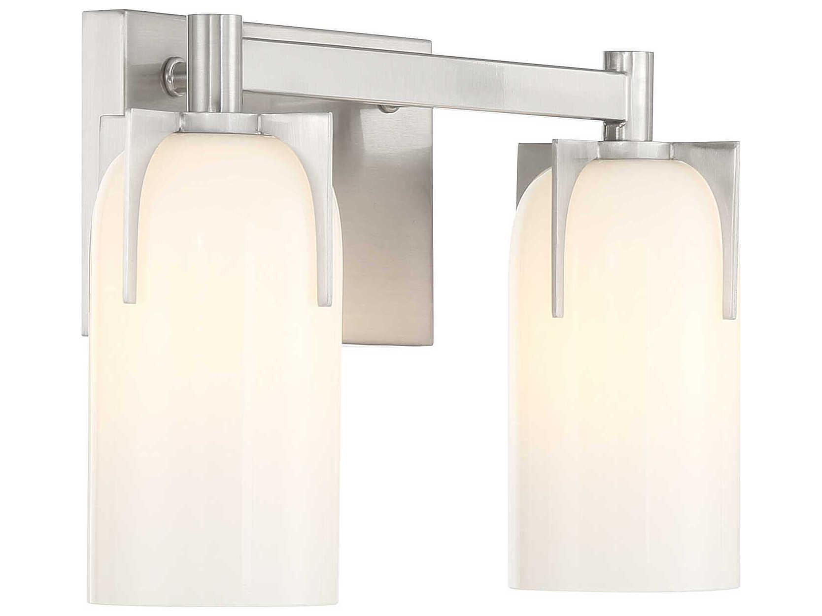 Savoy House Caldwell 2-Light Satin Nickel Vanity Light