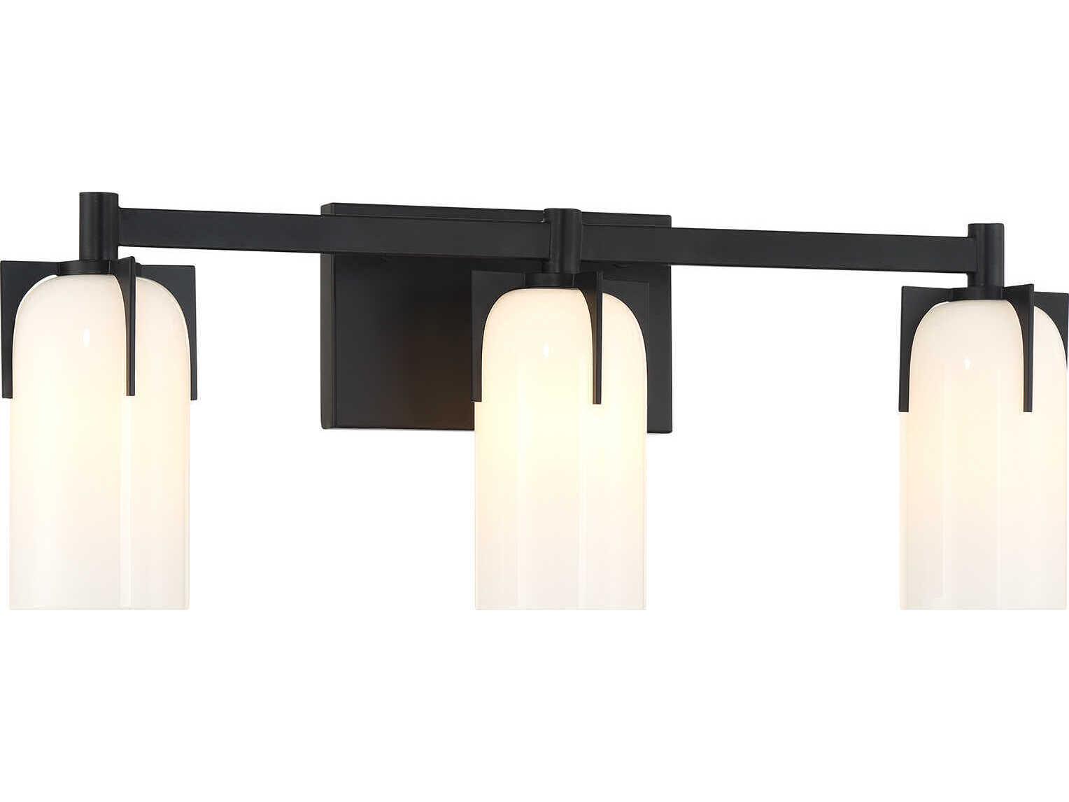 Savoy House Caldwell 3-Light Matte Black Vanity Light