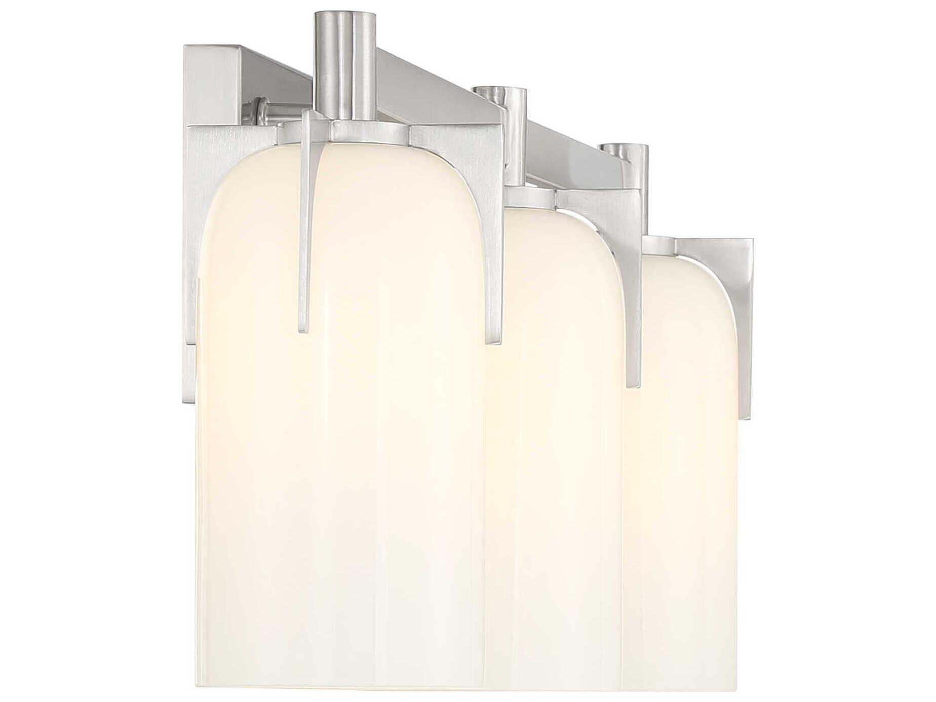 Savoy House Caldwell 3-Light Satin Nickel Vanity Light