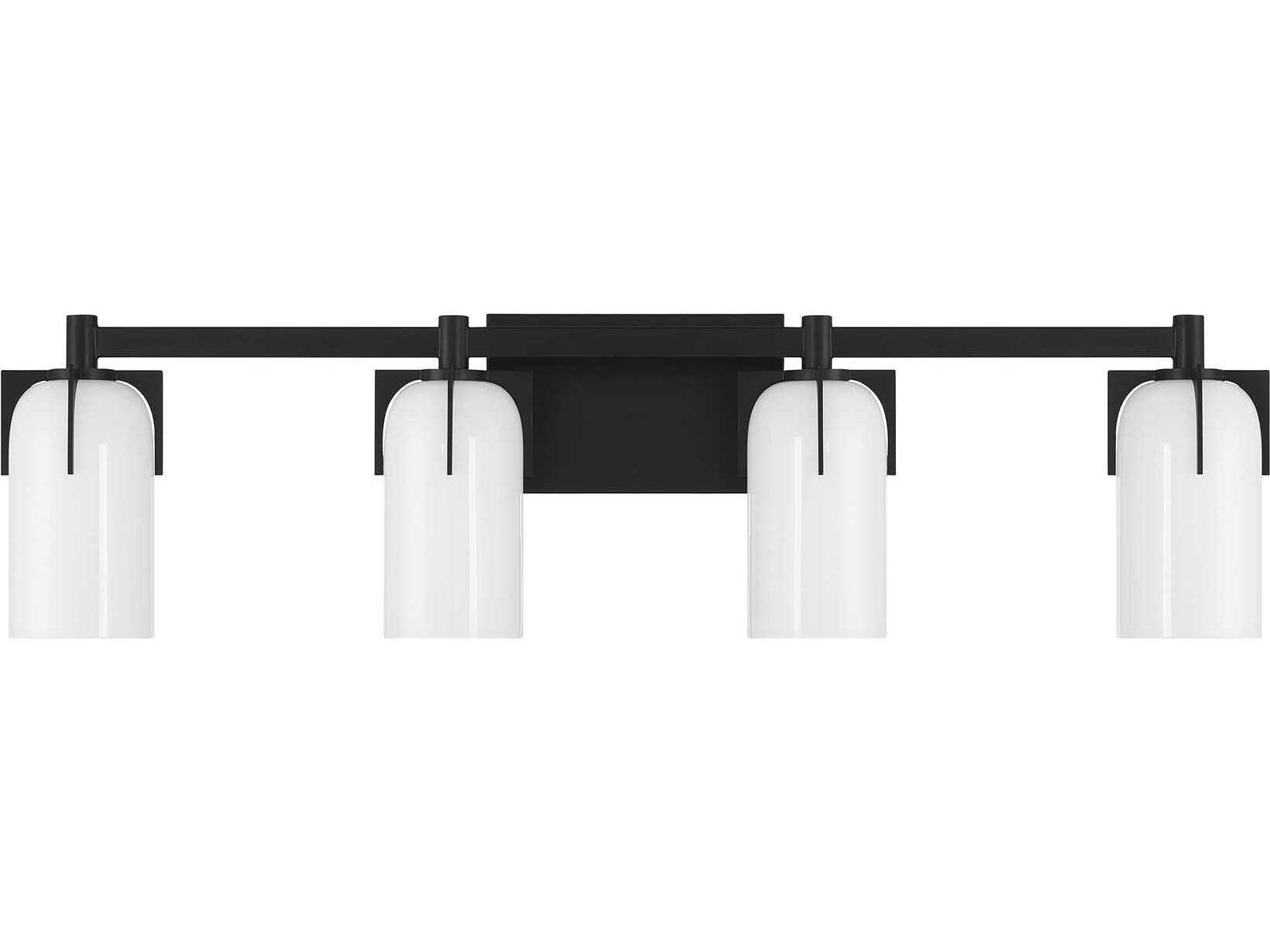 Savoy House Caldwell 4-Light Matte Black Vanity Light
