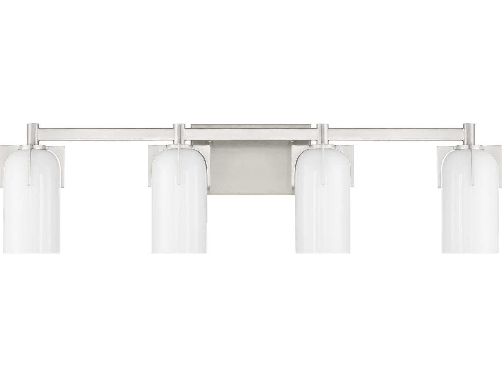 Savoy House Caldwell 4-Light Satin Nickel Vanity Light