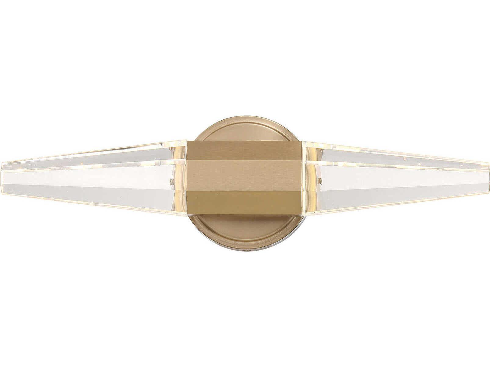 Savoy House Beaumont Noble Brass Vanity Light