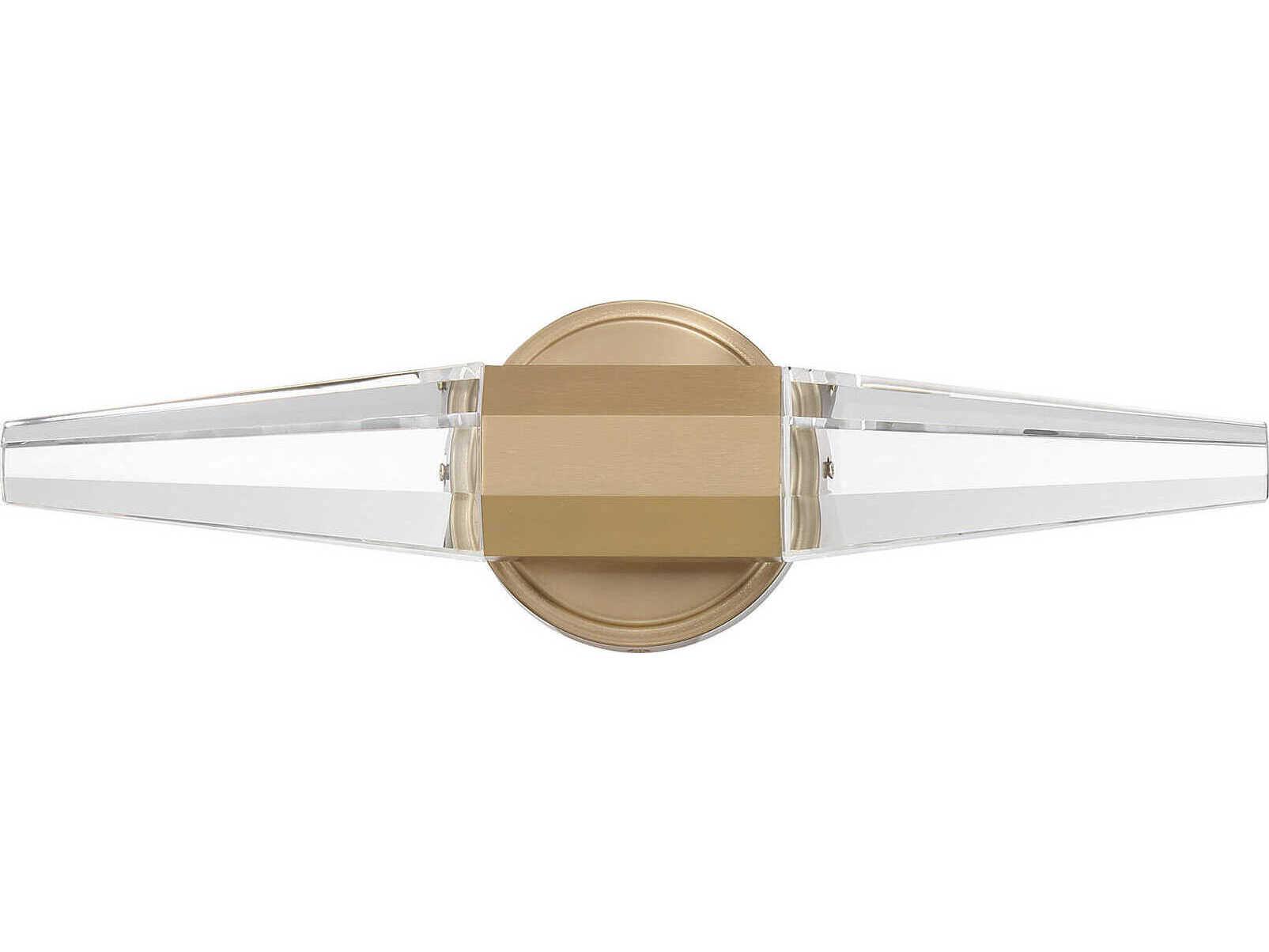 Savoy House Beaumont Noble Brass Vanity Light