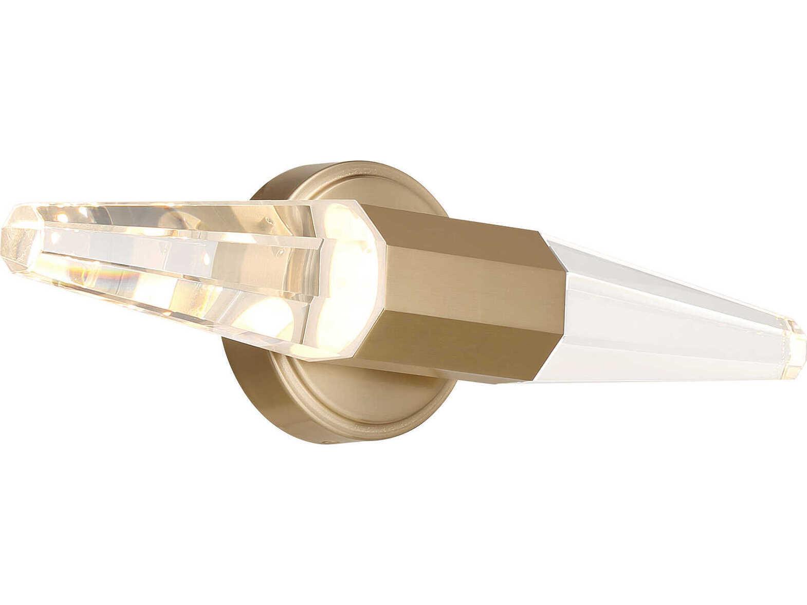 Savoy House Beaumont Noble Brass Vanity Light