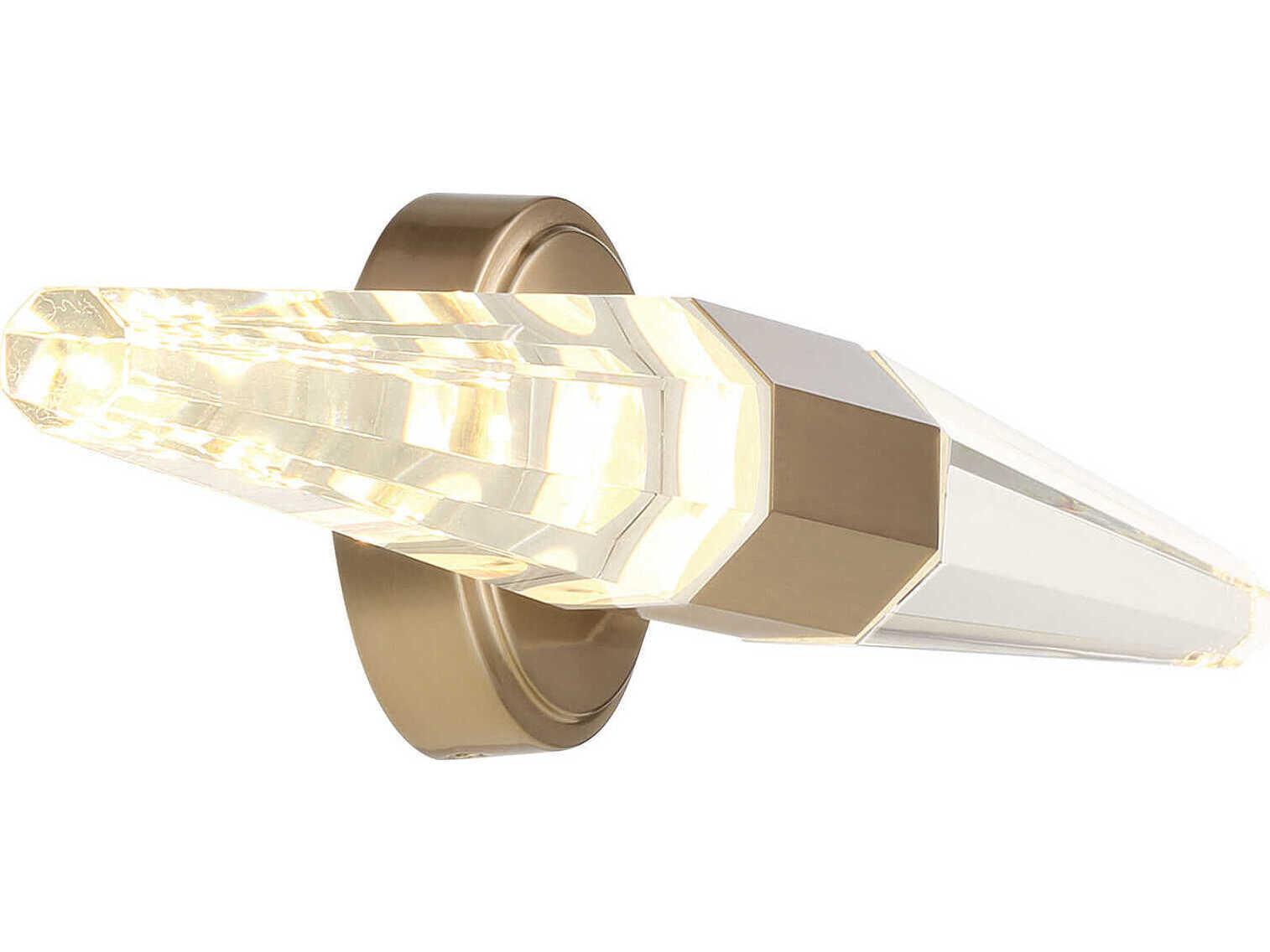 Savoy House Beaumont Noble Brass Vanity Light