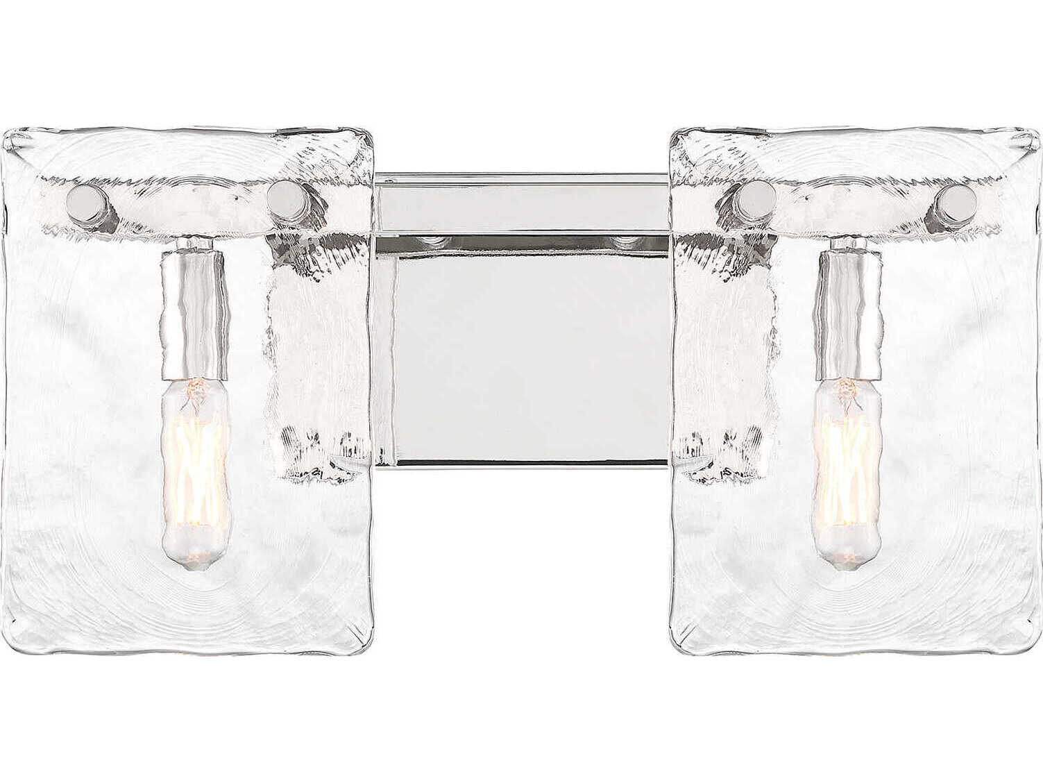Savoy House Genry 2-Light Polished Nickel Vanity Light