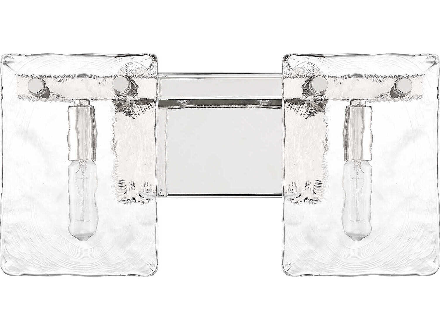 Savoy House Genry 2-Light Polished Nickel Vanity Light