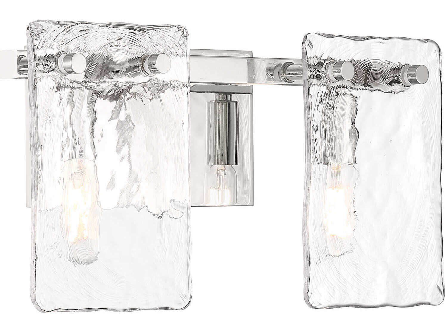 Savoy House Genry 2-Light Polished Nickel Vanity Light