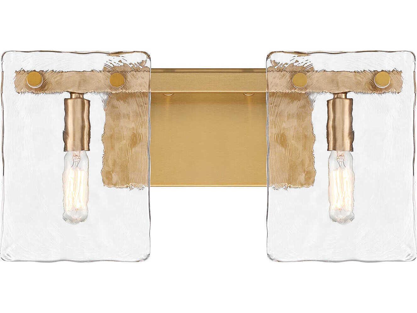 Savoy House Genry 2-Light Warm Brass Vanity Light
