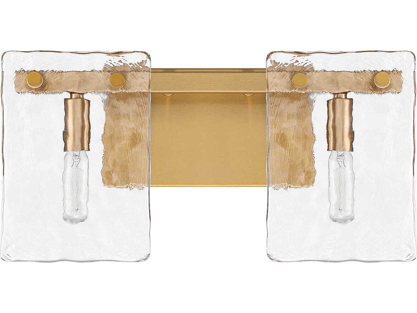 Savoy House Genry 2-Light Warm Brass Vanity Light