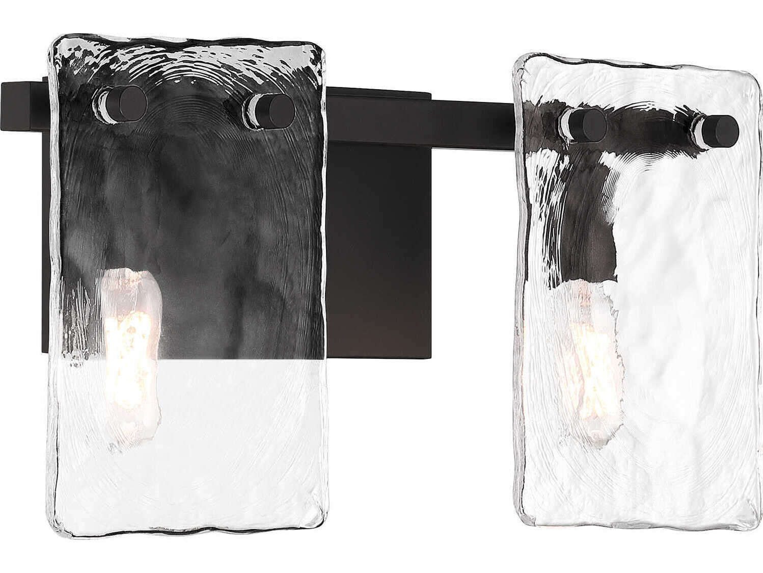 Savoy House Genry 2-Light Matte Black Vanity Light