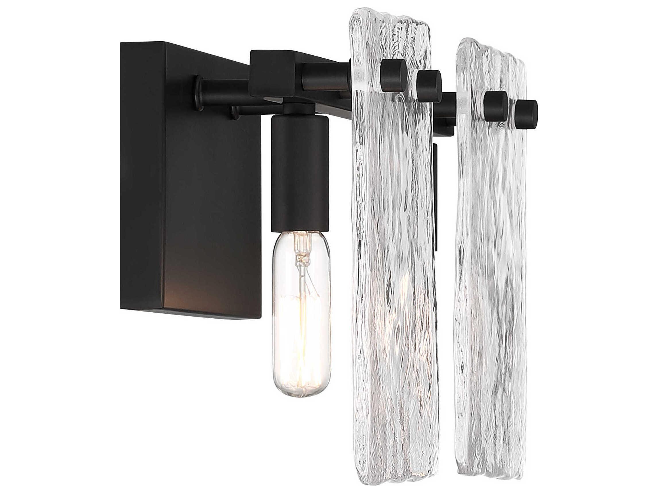 Savoy House Genry 2-Light Matte Black Vanity Light