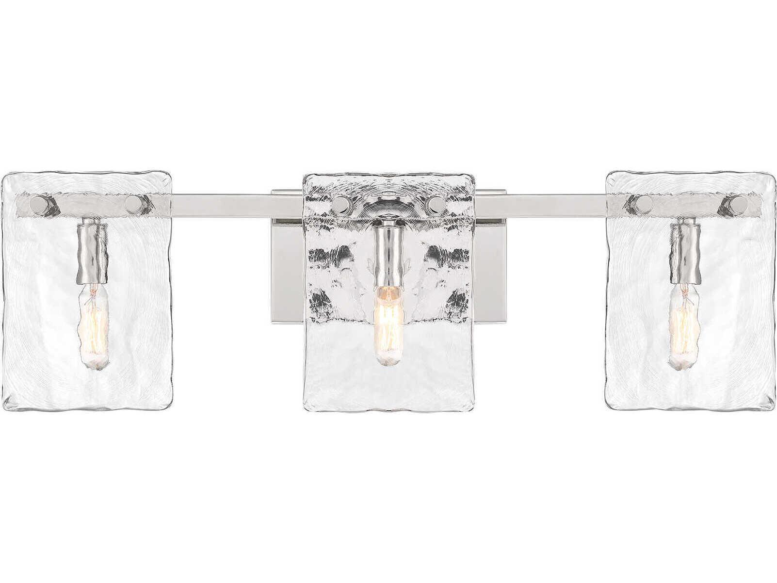 Savoy House Genry 3-Light Polished Nickel Vanity Light