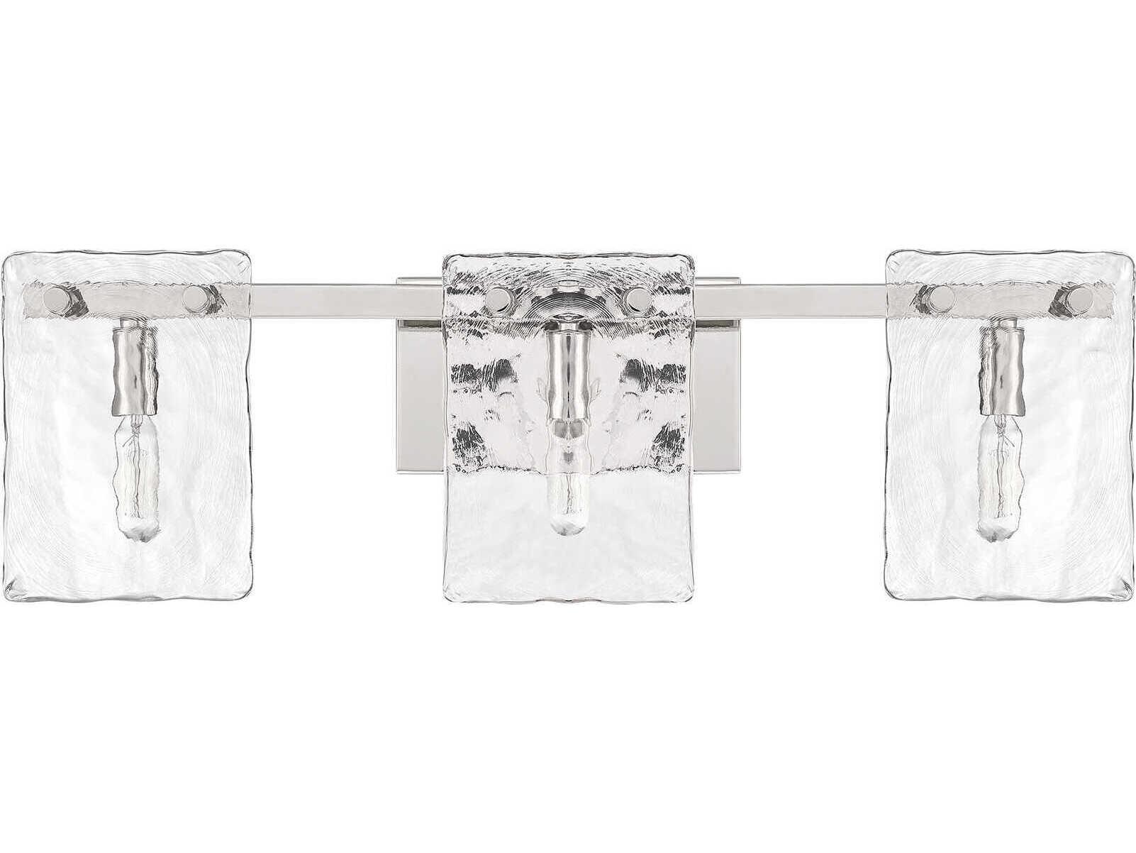 Savoy House Genry 3-Light Polished Nickel Vanity Light