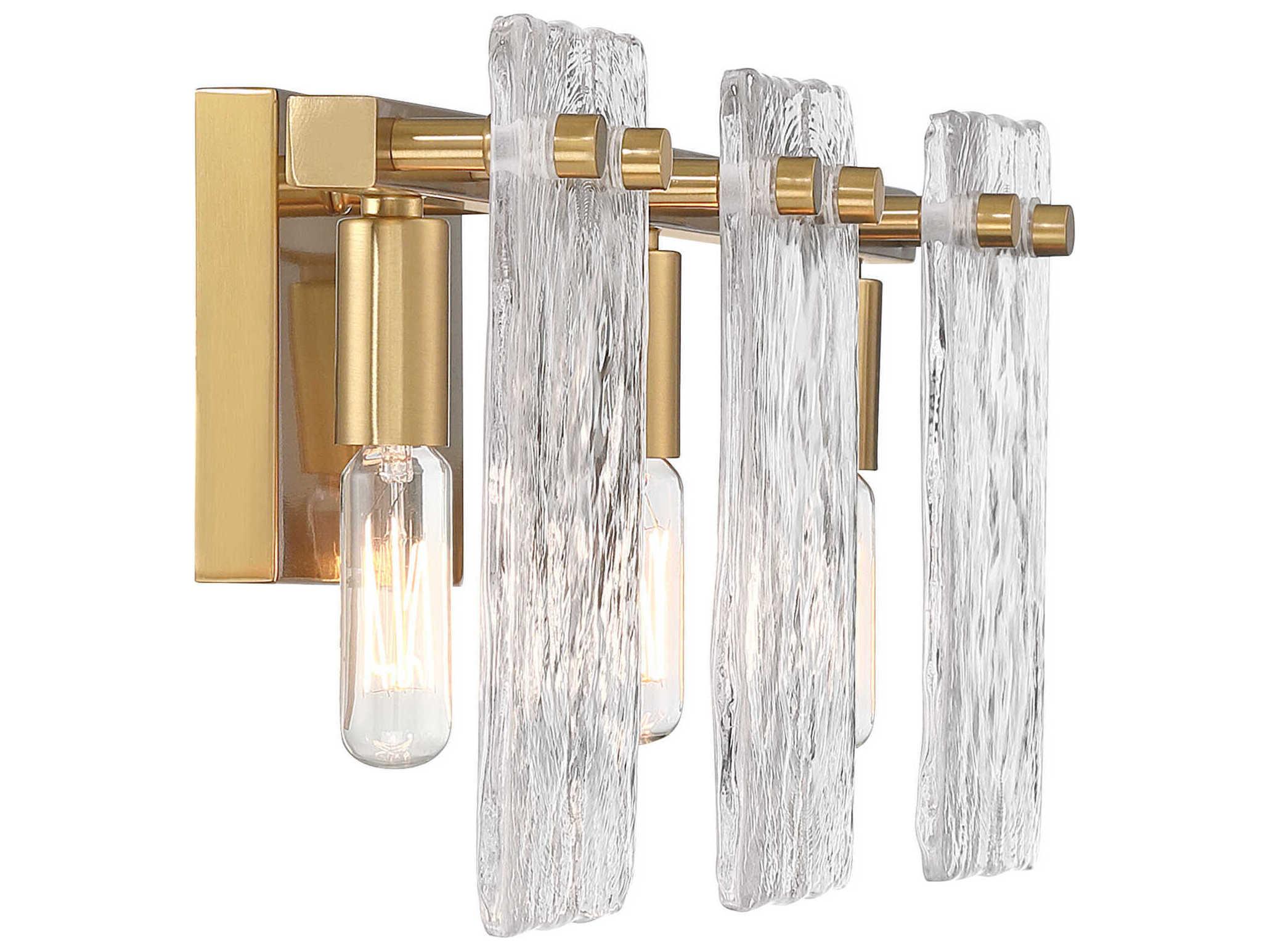 Savoy House Genry 3-Light Warm Brass Vanity Light
