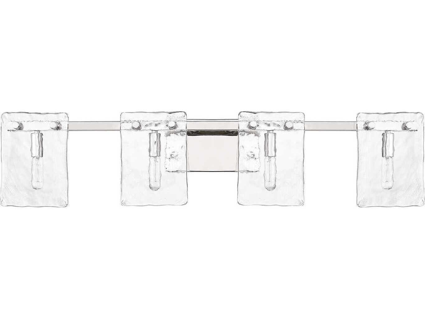 Savoy House Genry 4-Light Polished Nickel Vanity Light