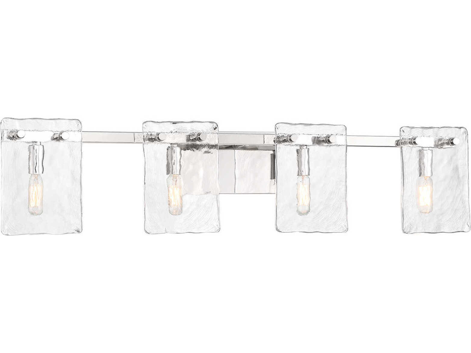 Savoy House Genry 4-Light Polished Nickel Vanity Light