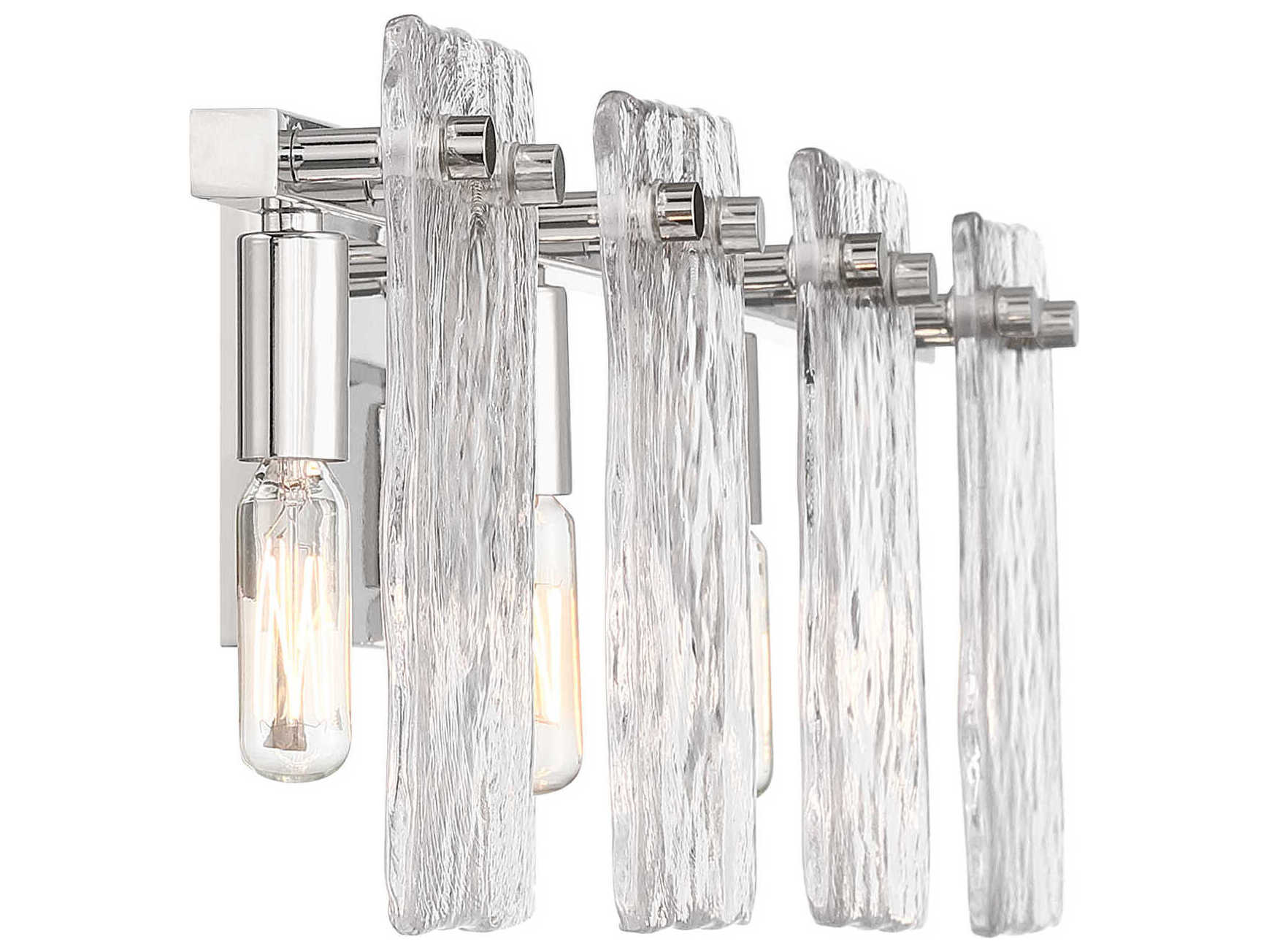 Savoy House Genry 4-Light Polished Nickel Vanity Light