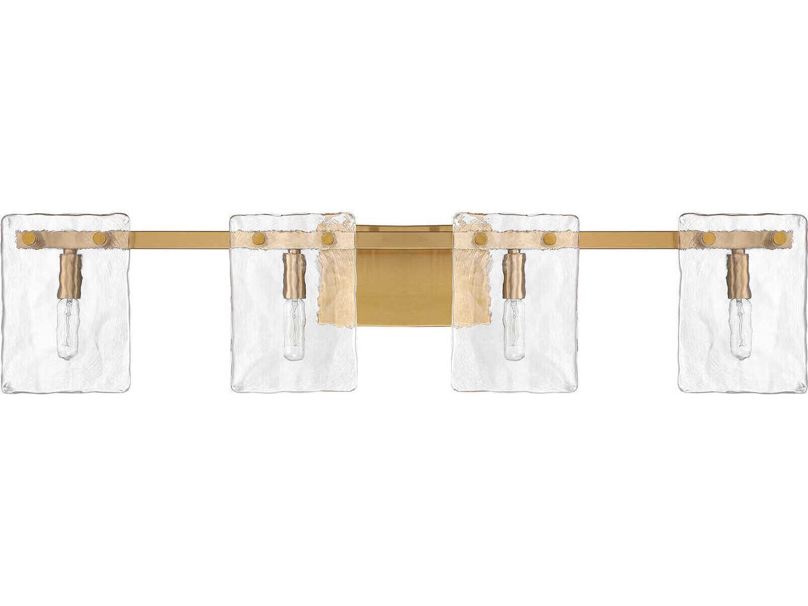 Savoy House Genry 4-Light Warm Brass Vanity Light