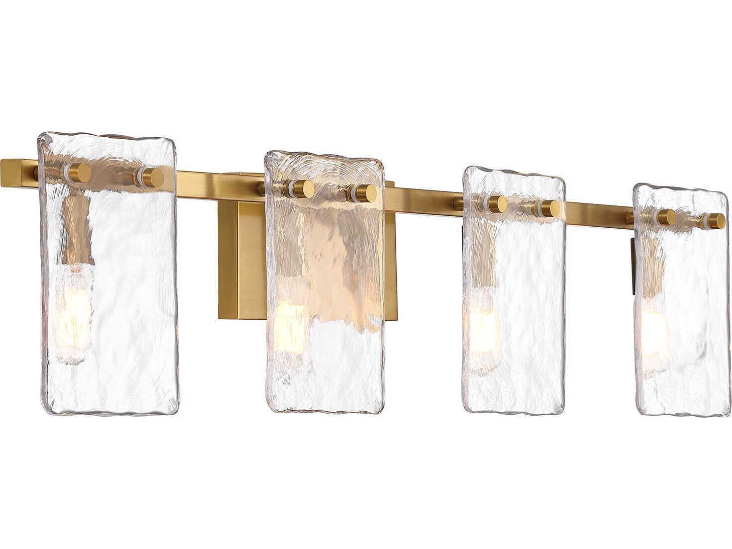 Savoy House Genry 4-Light Warm Brass Vanity Light