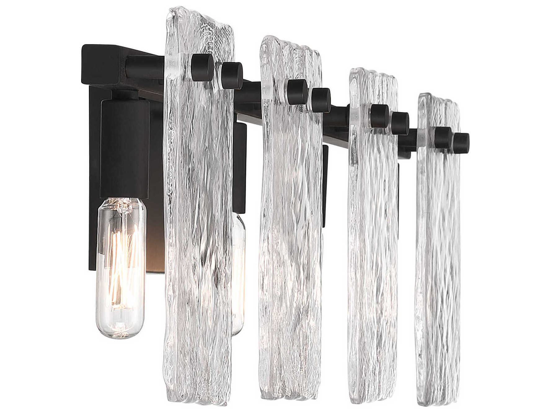 Savoy House Genry 4-Light Matte Black Vanity Light