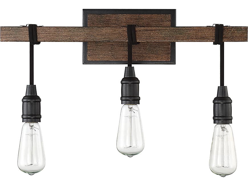 Savoy House Burgess 3-Light Durango Brown Vanity Light