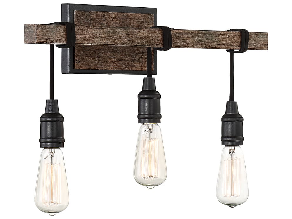 Savoy House Burgess 3-Light Durango Brown Vanity Light