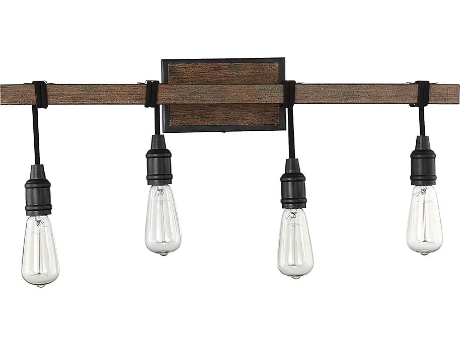Savoy House Burgess 4-Light Durango Brown Vanity Light