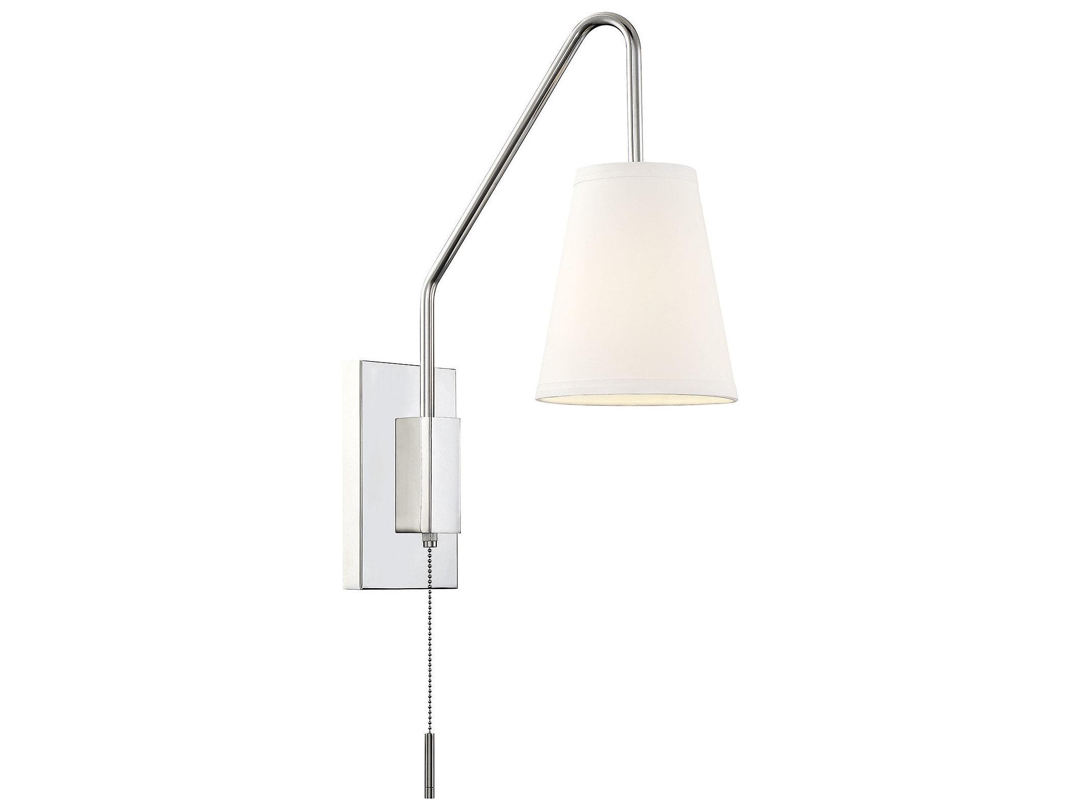 Savoy House Owen 1-Light Polished Nickel Wall Sconce