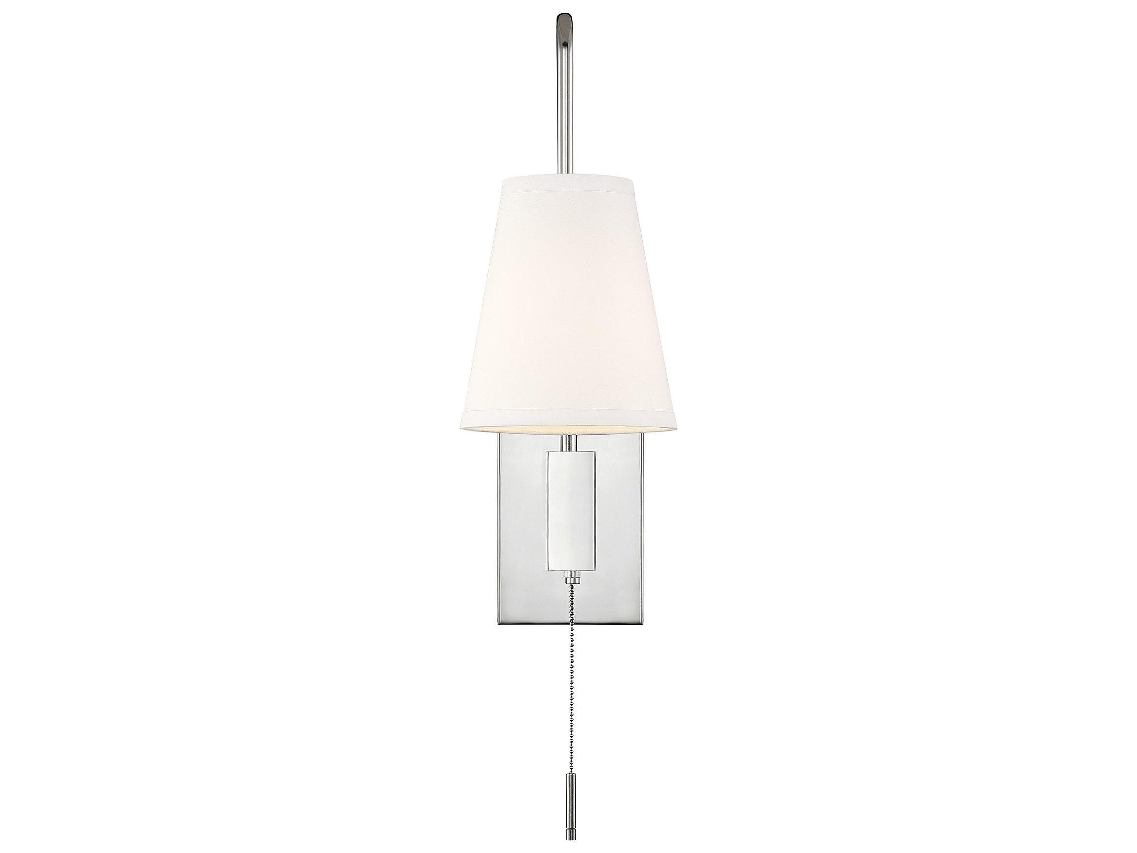 Savoy House Owen 1-Light Polished Nickel Wall Sconce