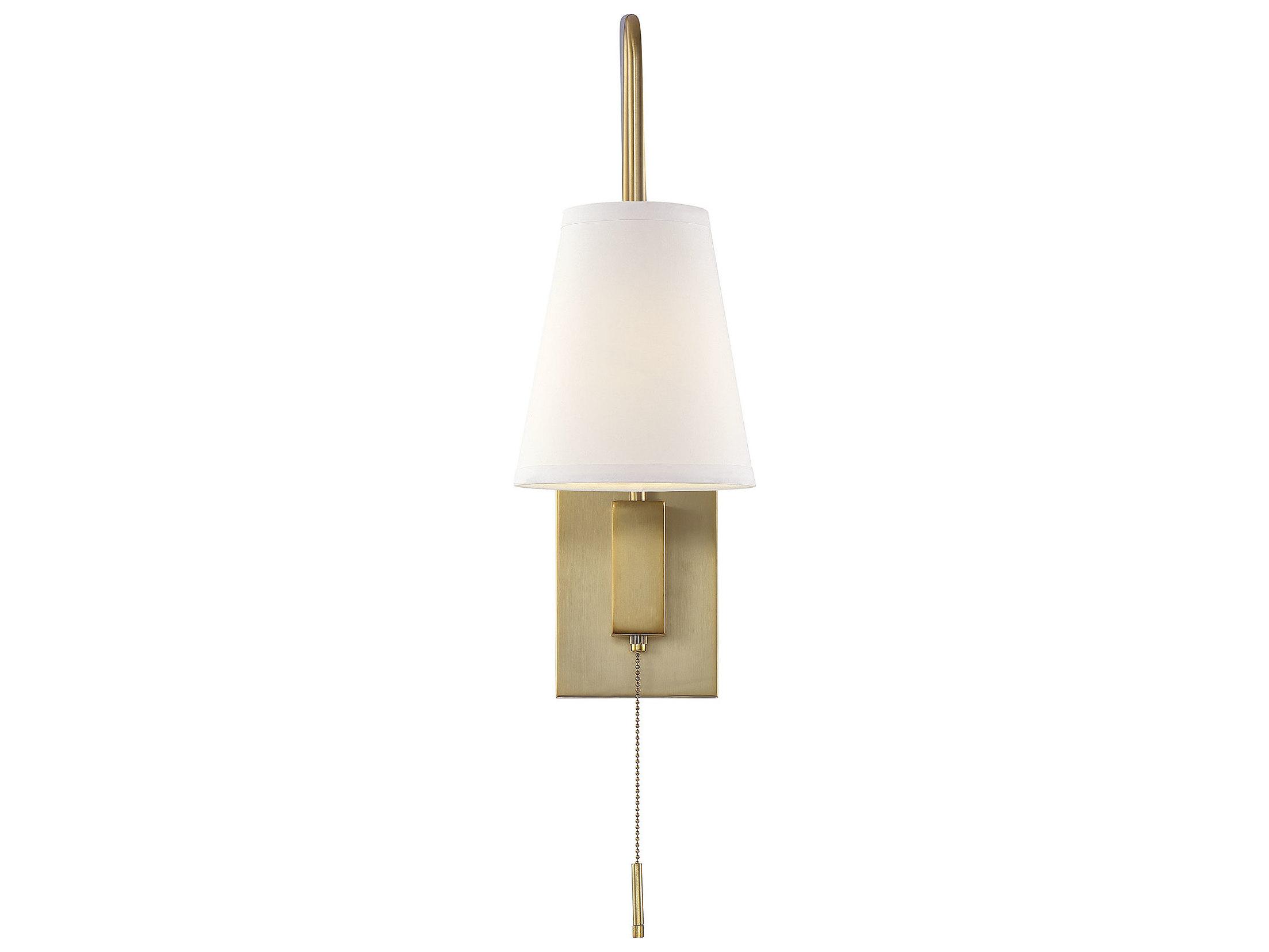 Savoy House Owen 1-Light Warm Brass Wall Sconce