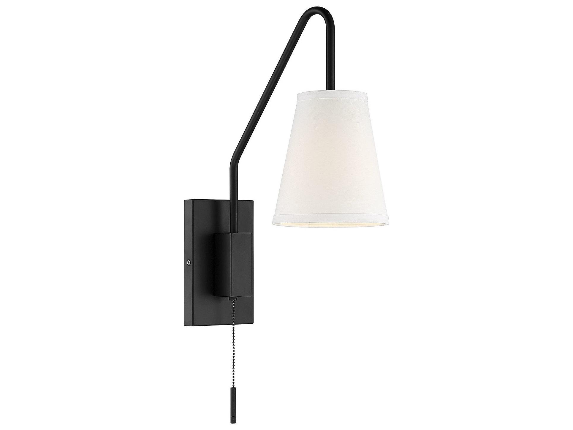 Savoy House Owen 1-Light Matte Black Wall Sconce
