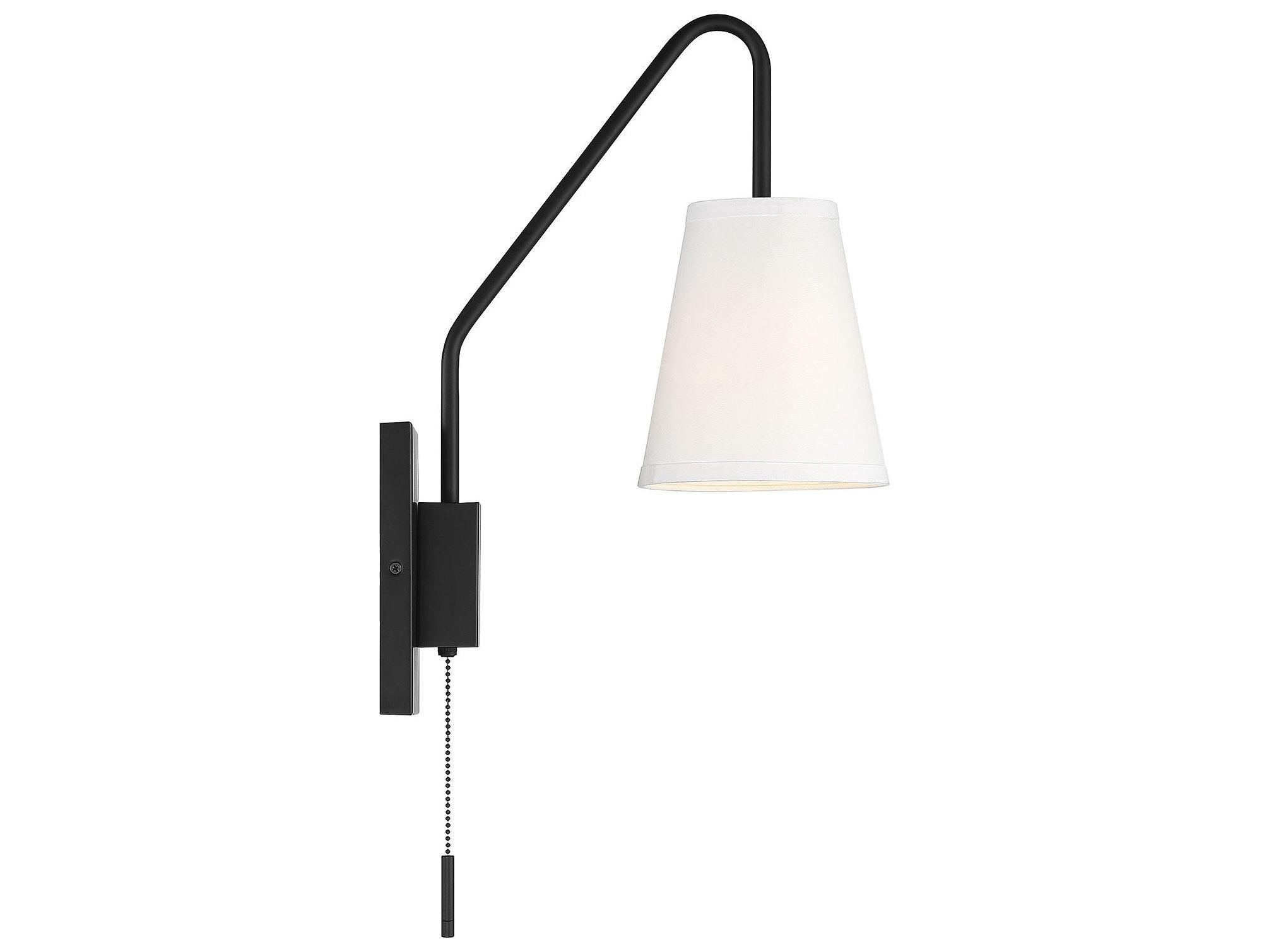 Savoy House Owen 1-Light Matte Black Wall Sconce