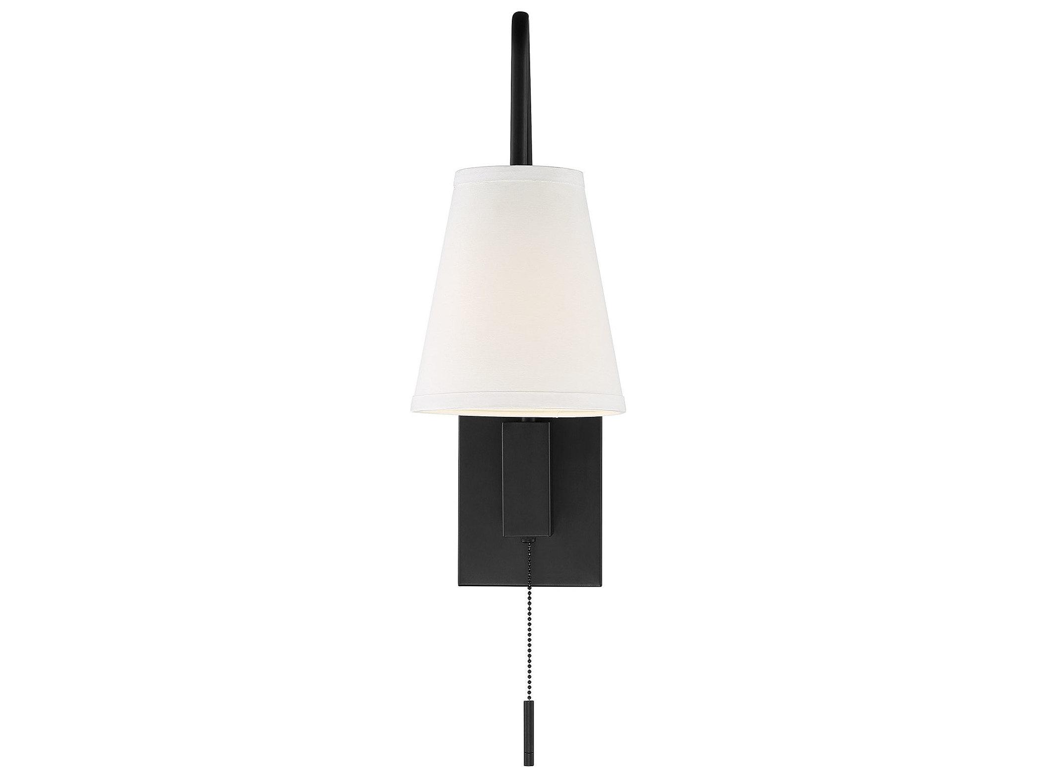 Savoy House Owen 1-Light Matte Black Wall Sconce