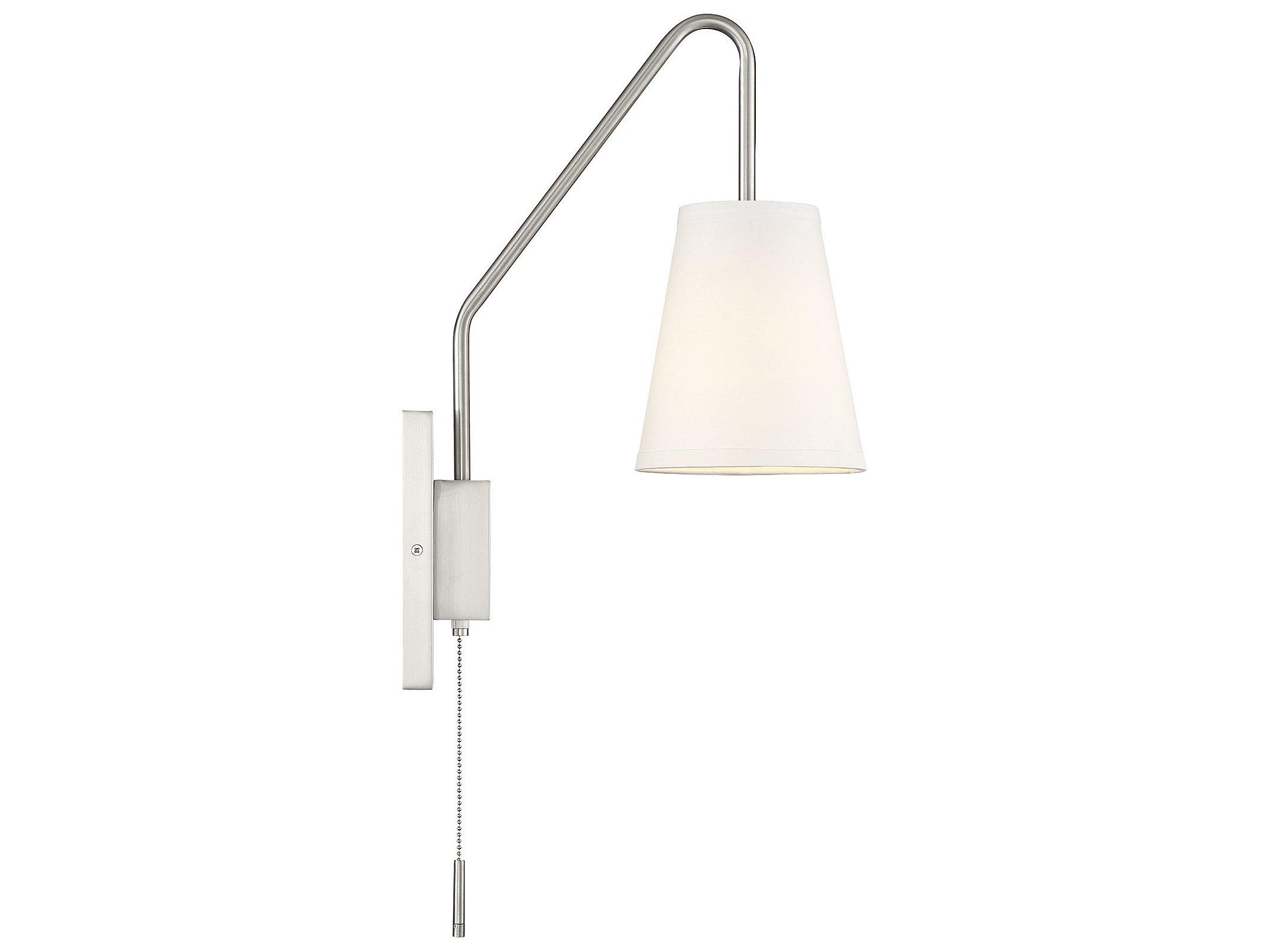 Savoy House Owen 1-Light Satin Nickel Wall Sconce