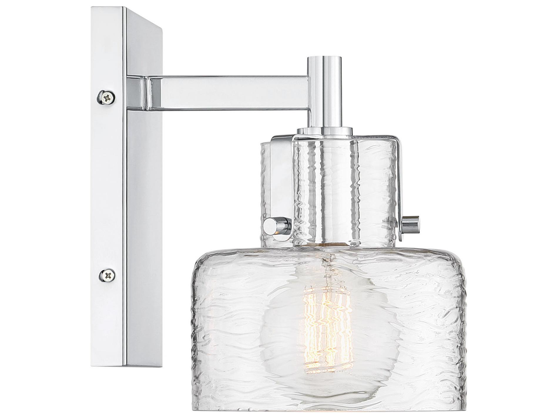 Savoy House Dover 1-Light Chrome Wall Sconce