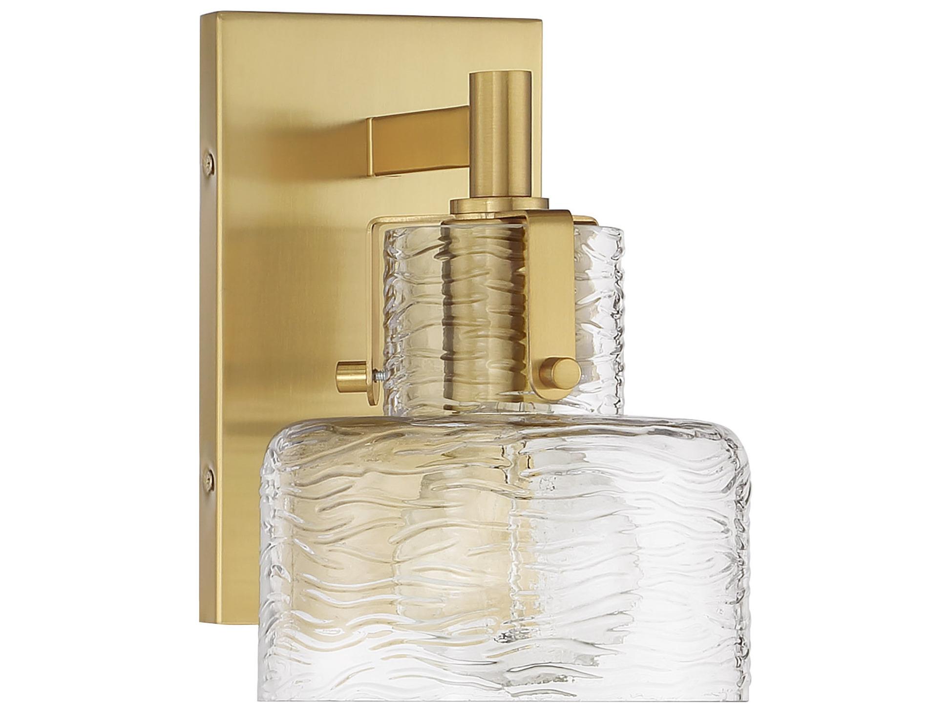 Savoy House Dover 1-Light Warm Brass Wall Sconce