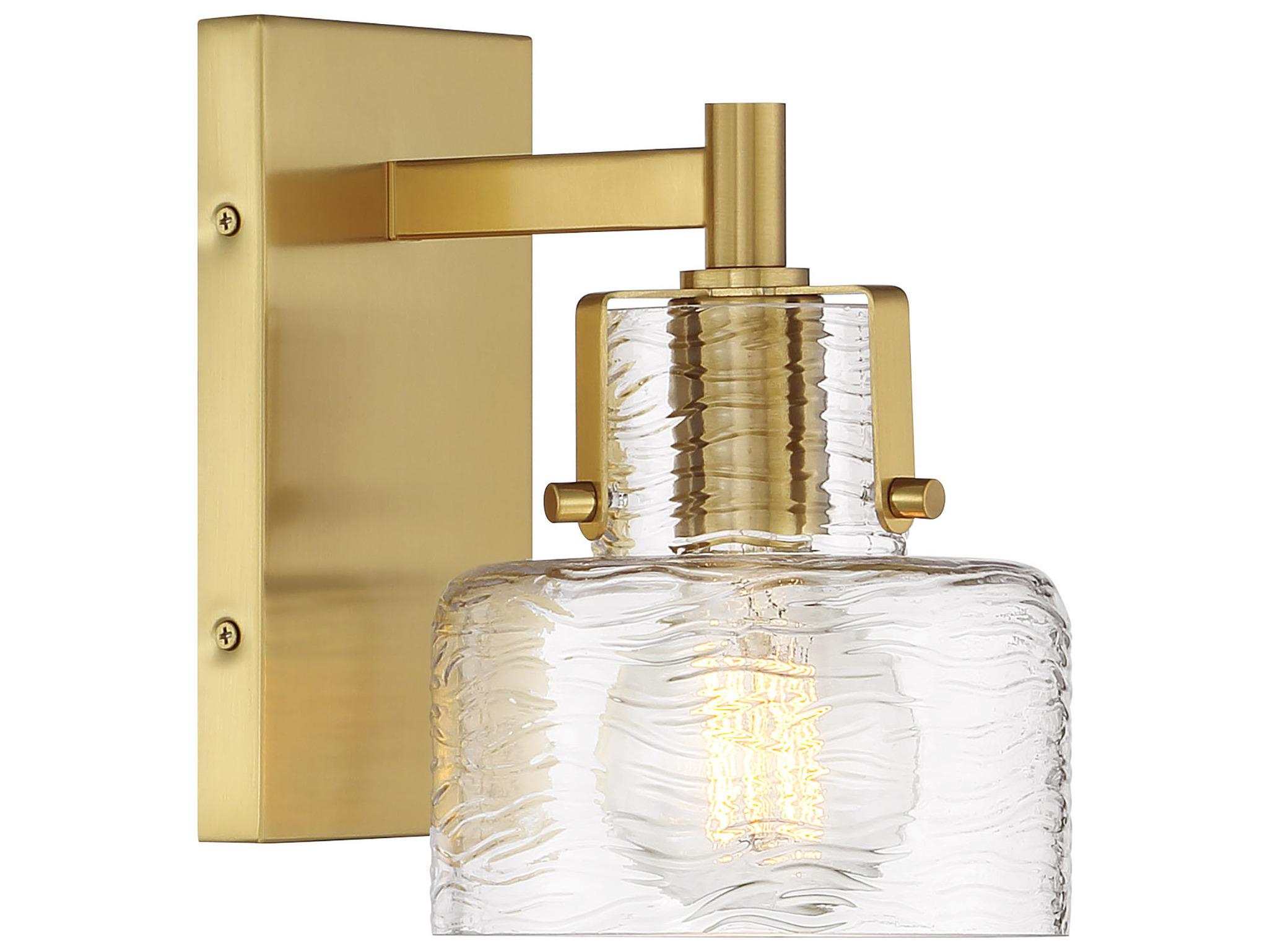 Savoy House Dover 1-Light Warm Brass Wall Sconce
