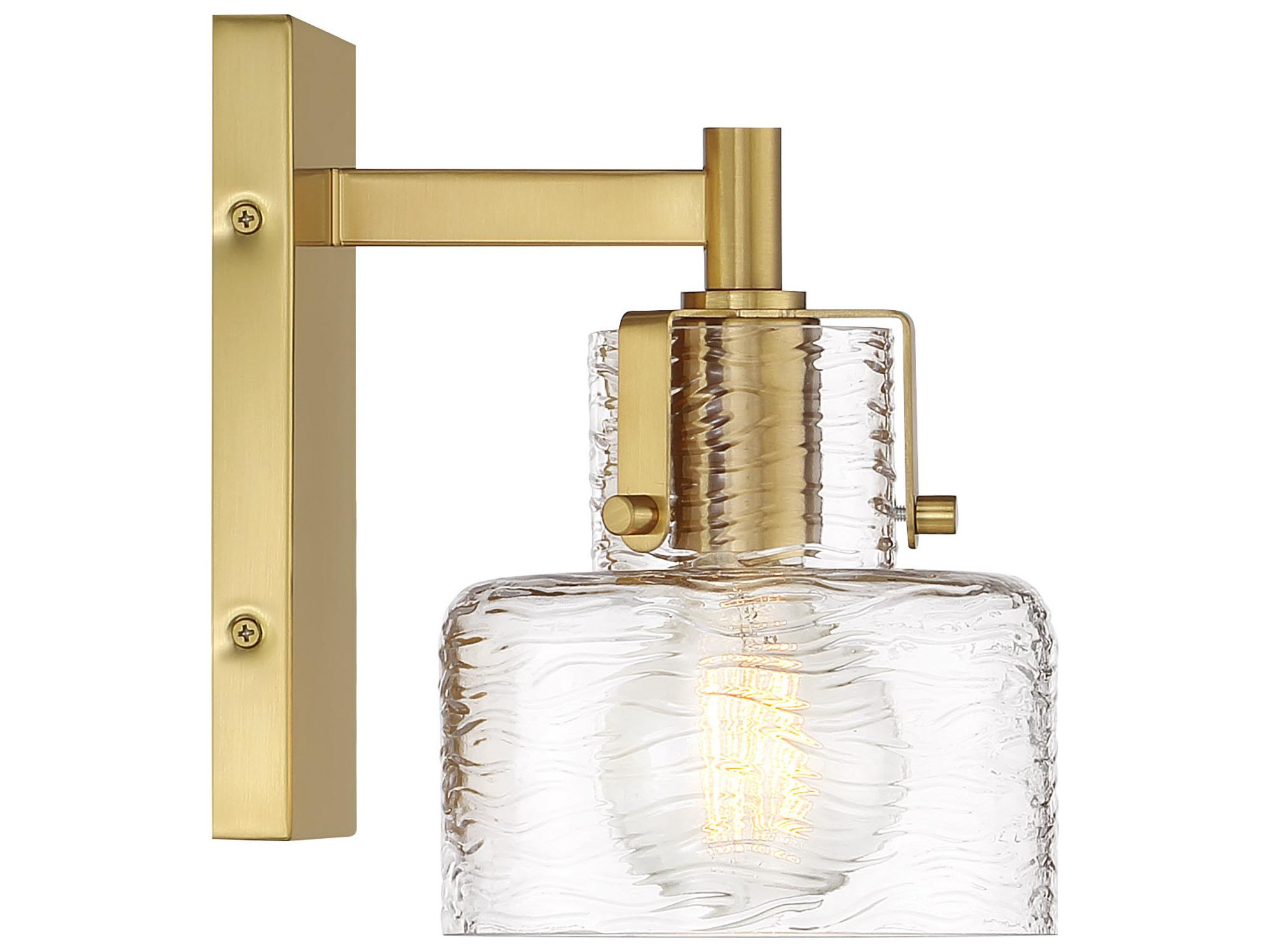 Savoy House Dover 1-Light Warm Brass Wall Sconce