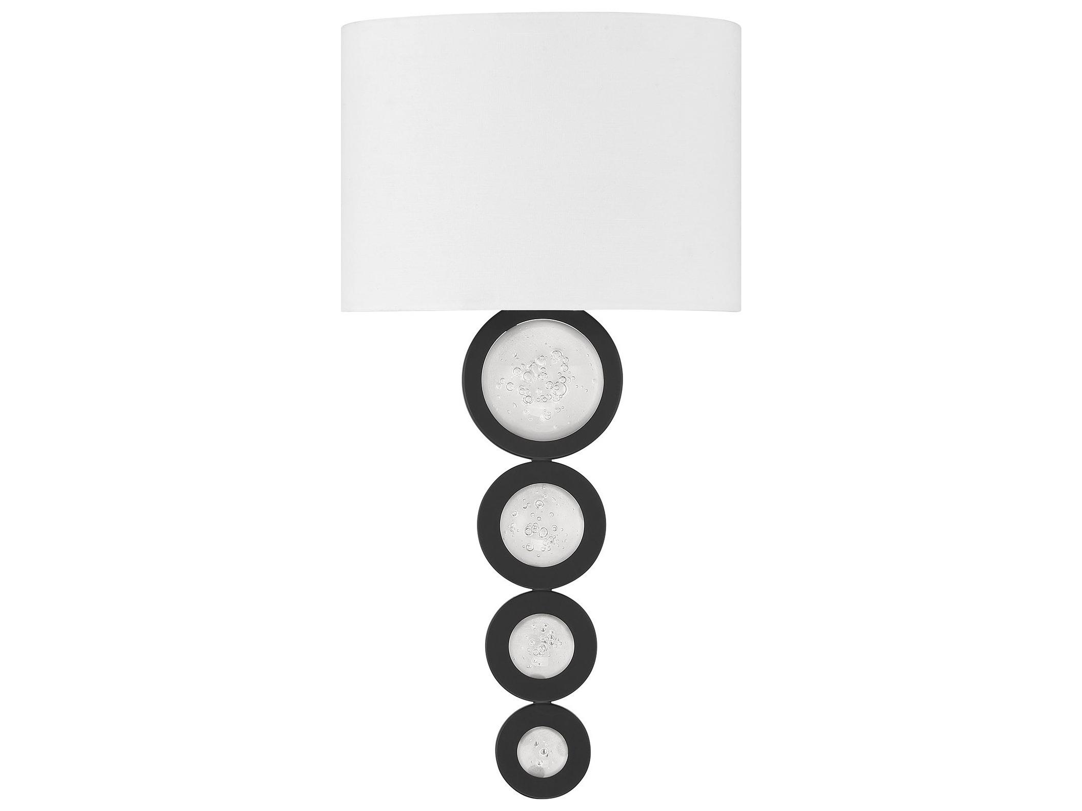 Savoy House Marseille 1-Light Matte Black Wall Sconce