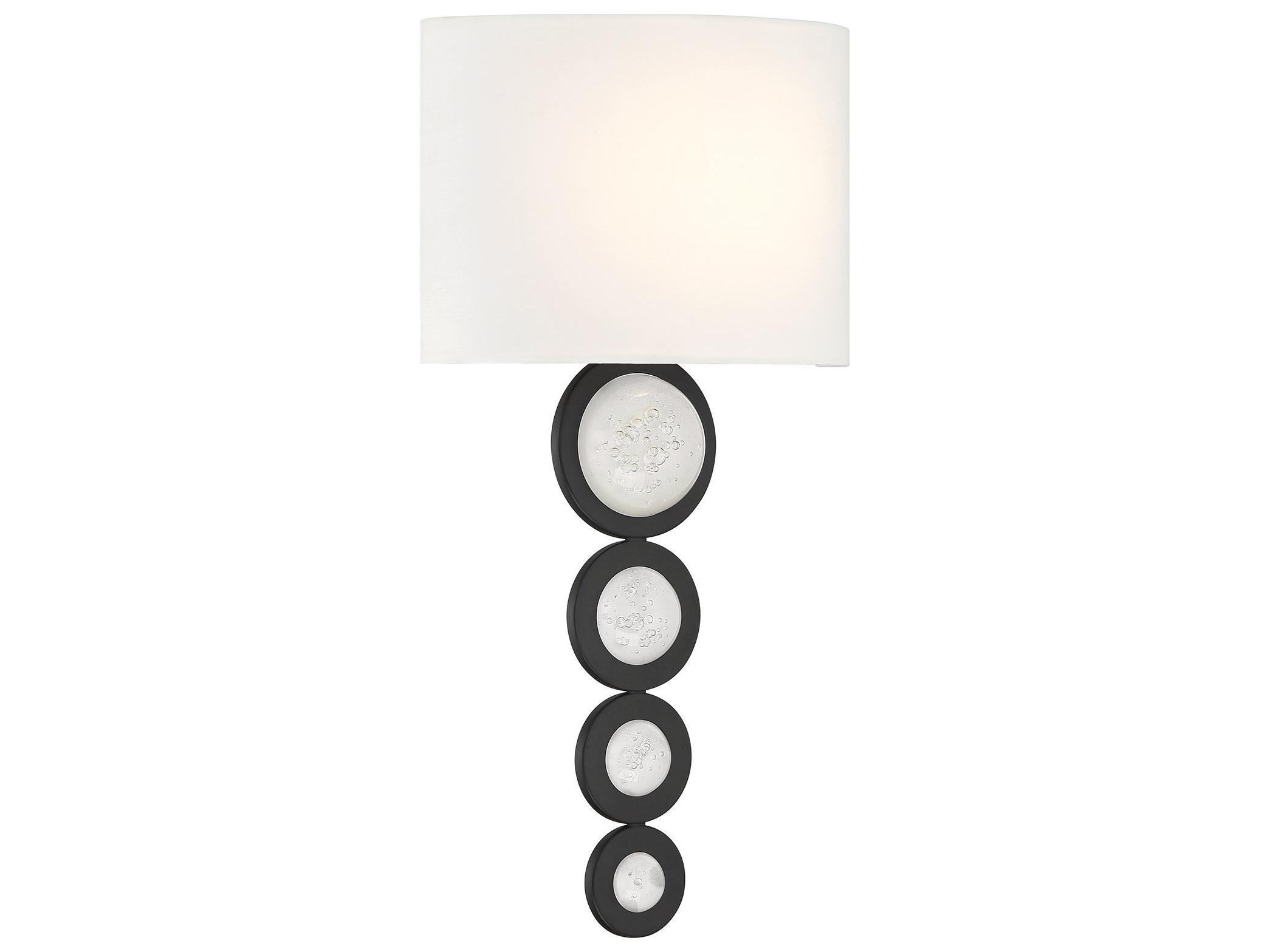 Savoy House Marseille 1-Light Matte Black Wall Sconce