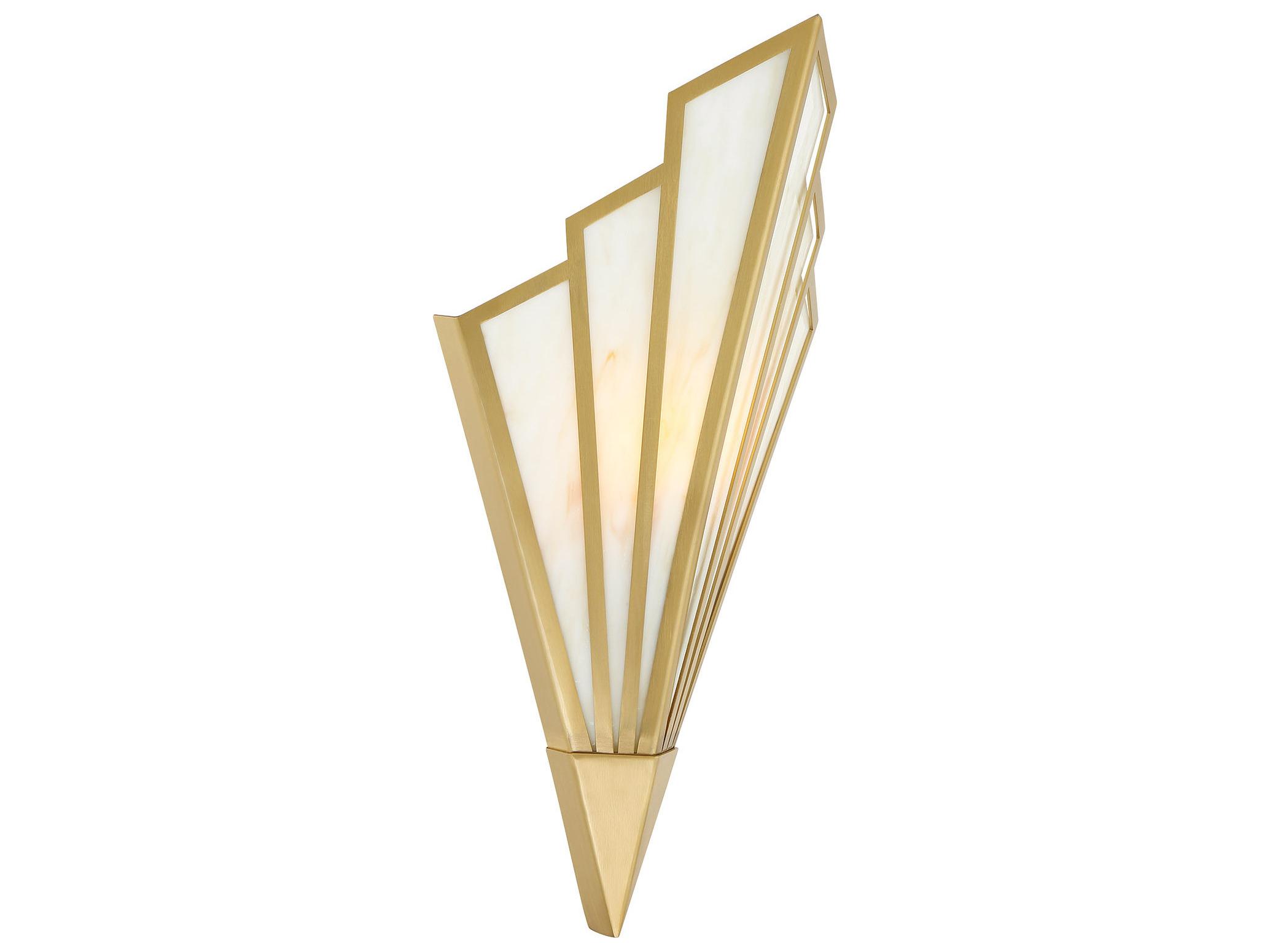 Savoy House Rivage 1-Light Warm Brass Wall Sconce